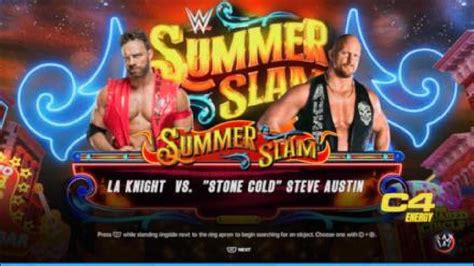 WWE 2K23 LA KNIGHT Vs STONE COLD STEVE AUSTIN YouTube