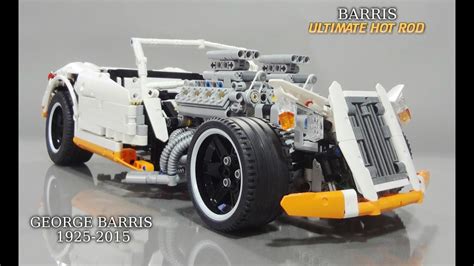 Custom Lego Technic George Barris Ultimate Hot Rod Tribute Model YouTube