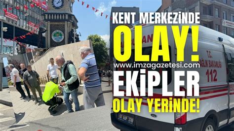 Zonguldak ta kent merkezinde olay VİDEOLU İmza Gazetesi Zonguldak