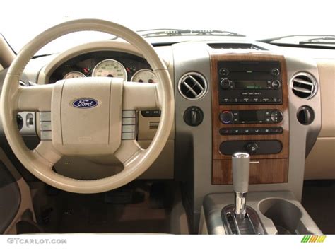 2004 Ford F150 Lariat Supercrew 4x4 Tan Dashboard Photo 62751322