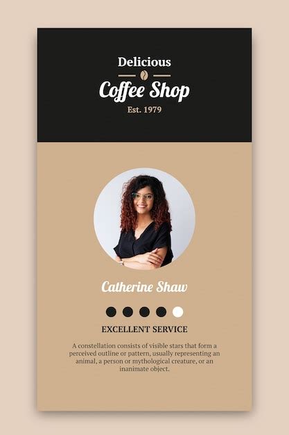 Free Vector Coffee Shop Facebook Story Design