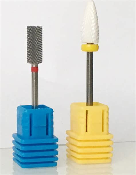 2pcs XF Ceramic Nail Drill Bit Pedicure Machine F Carbide Calluses