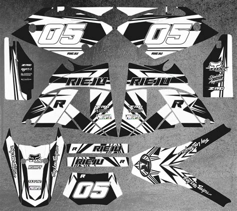 Kit D Co Rieju Mrx Craft Blanc Boutique Kit D Co Moto