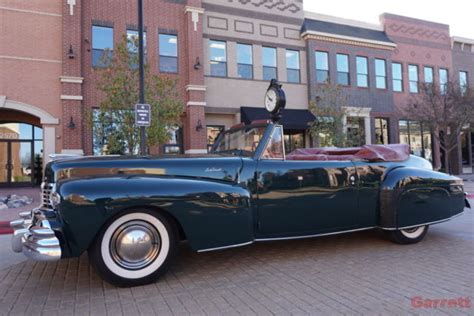 1948 Lincoln Continental Convertible V12 For Sale Lincoln Continental V 12 1948 For Sale In