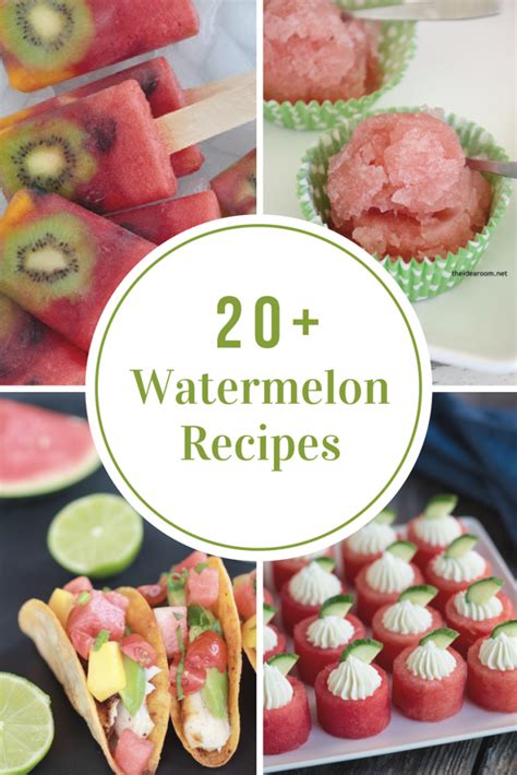 Watermelon Recipes for Summer - The Idea Room