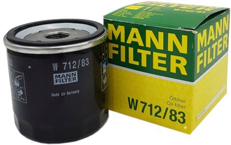 MANN FILTR OLEJU W712 83 TOYOTA COROLLA HILUX W 712 83 za 24 80 zł z