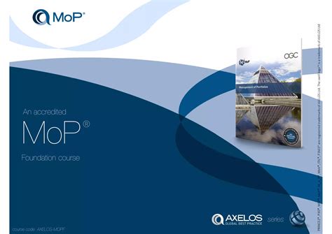 AXELOS MoP Management Of Portfolios Foundation PPT