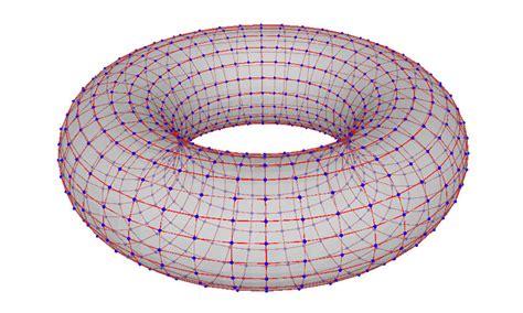 The Torus Is A Two Dimensional Manifold In Three Dimensions The Blue