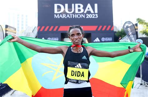 Dera Dida And Abdisa Tola Win 2023 Dubai Marathon