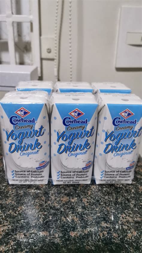 Cowhead Original Creamy Yogurt Drink 200ml Pack Of 6 Shopee Philippines