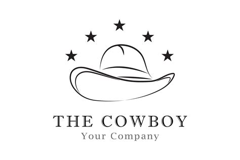 Cowboy Logo Vector Design Graphic by Redgraphic · Creative Fabrica