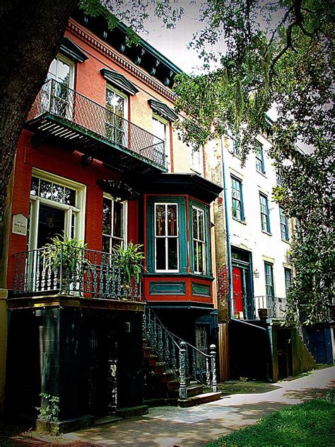 Savannah Row Houses Photograph By Anthony Ackerman Pixels