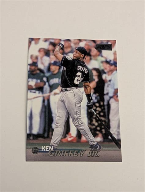 2023 Topps Stadium Club Black Foil 39 Ken Griffey Jr For Sale Online