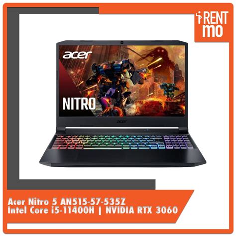 Acer Nitro 5 AN515-57-535Z - Intel Core i5 11th Gen, RTX 3060 - Buy, Rent, Pay in Installments