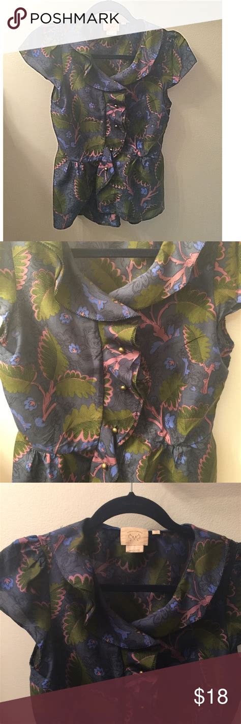 Spotted While Shopping On Poshmark Anthropologie Blouse Fall Colors