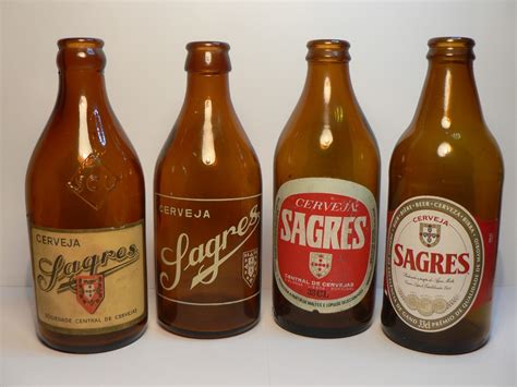 Antique Thomar Garrafas De Cerveja Sagres