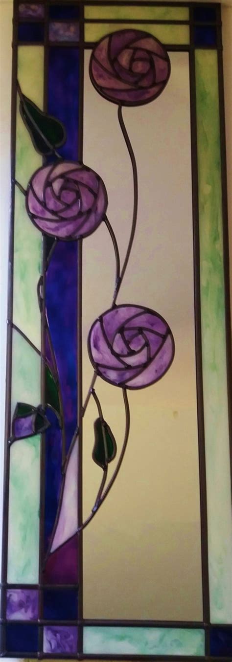 Art Nouveau Stained Glass Charles Rennie Mackintosh Poster ...