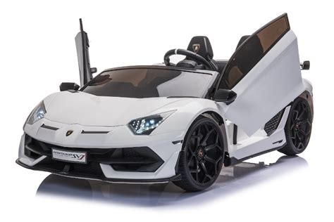 Lamborghini Aventador Kinder Elektroauto Sitzer Black Forest