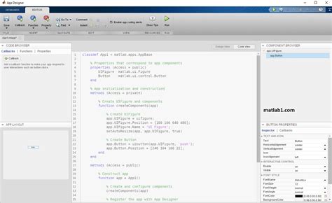 Introduction To App Designer Matlab One