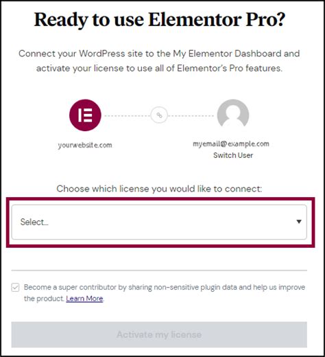 Connect And Activate Your Elementor Pro License Elementor