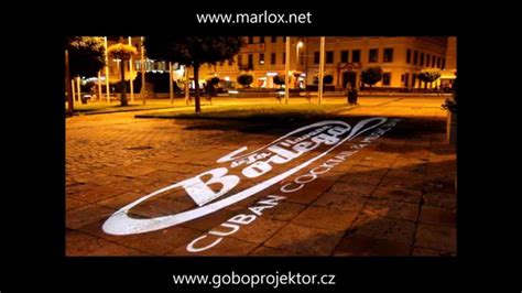 Rotating Logo Projection With ECOLIGHT LED Gobo Projector YouTube