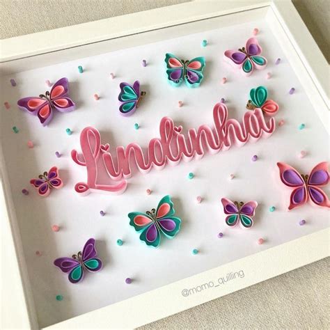 Momo Quilling Paper Art On Instagram Borboletas Para O