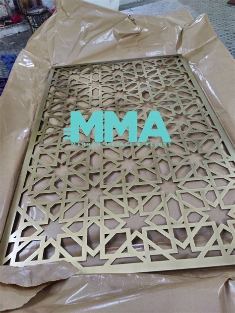 Glossy And Matt Finish Stainless Steel Laser Cutting Safety Door Grill