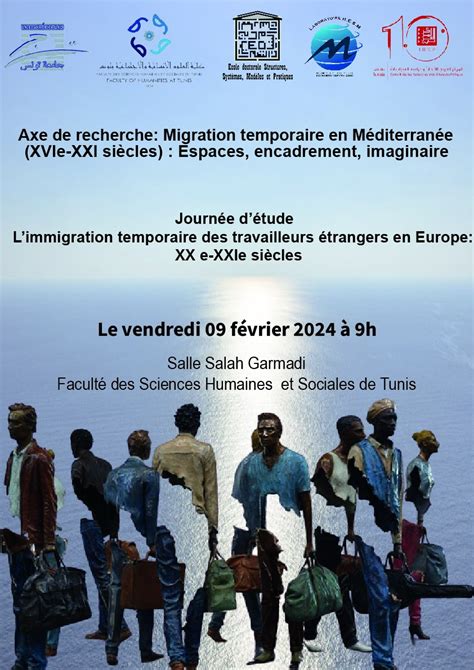 Journ E D Tudes Limmigration Temporaire Des Jeunes