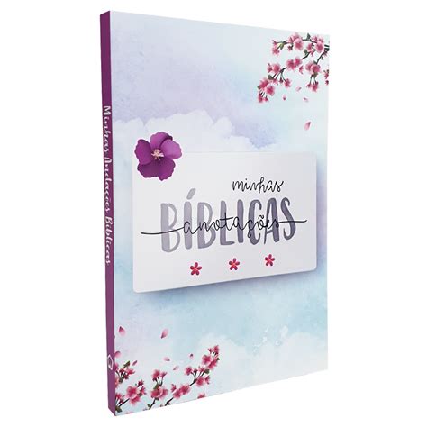 Kit A Peregrina Ilustrado Caderno Anotações Bíblicas Aquarela