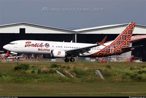 9M LRC Batik Air Malaysia Boeing 737 8 MAX Photo By Harry Shan ID