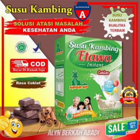 Jual Susu Kambing Etawa NAGA SP Rasa COKLAT 250gr Shopee Indonesia