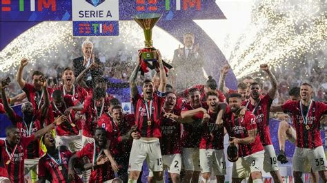 Ac Milan Es Campe N De La Serie A Y Rompe Sequ A De A Os