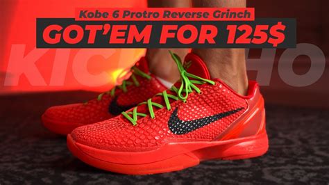 GOTEM EARLY Kobe 6 Reverse Grinch FIRST LOOK By KICKWHO Worth The