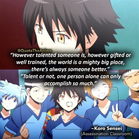 13+ Best Koro Sensei Quotes (HQ Images) Assassination Classroom - QTA