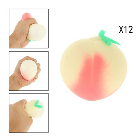 Soft Squishy Peach Fidget Stress Toy Cute Fruit Co... – Grandado