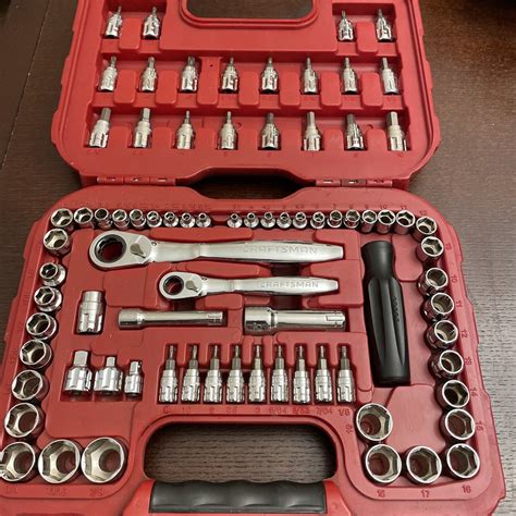 Craftsman Max Axess Pass Thru Socket Ratchet 80 Piece Set 39180 In Original Case Values Mavin