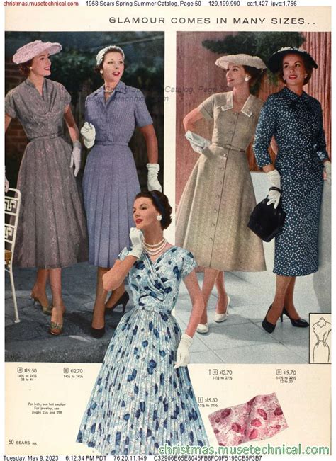 1958 Sears Spring Summer Catalog Page 50 Catalogs And Wishbooks In