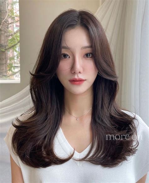 Pin By 𝒢ྀ On ༉‧ Hairstyle ೀ Hair Inspiration Long Korean Long Hair