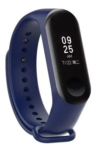 Xiaomi Mi Mi Band Mm Caja Azul Oscuro Malla Negra De