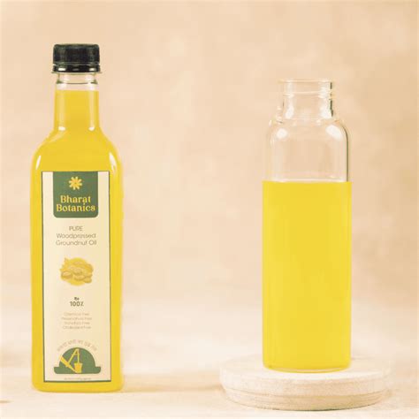 Authentic Cold Pressed Ground Nut Oil Bharat Botanics