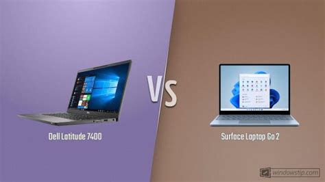 Dell Latitude 7400 vs. Surface Laptop Go 2: Full specs comparison