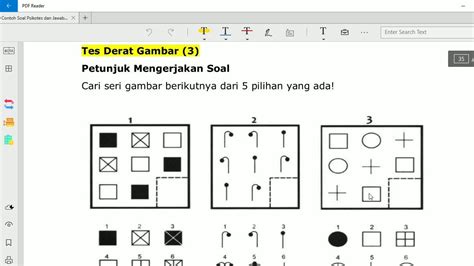 Tes Psikotes Logika Deret Gambar Penalaran Pdf Tes Psikotes Deret