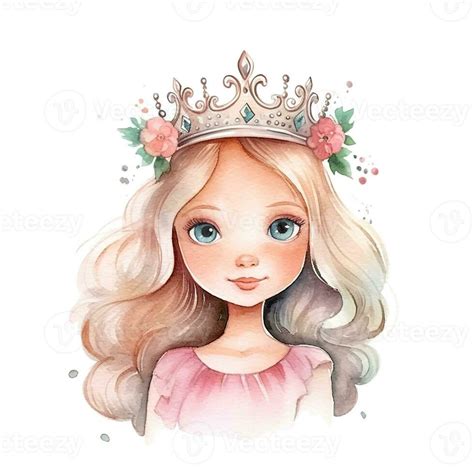 Cute Cartoon Princess Girl