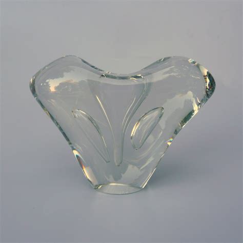 Nuutajarvi Notsjo Glass Vase Jaakko Niemi Glass Heart Vase Etsy