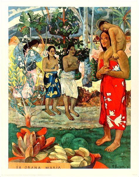 Salve Mar A La Orana Mar A De Paul Gauguin Eug Ne Henri Paul