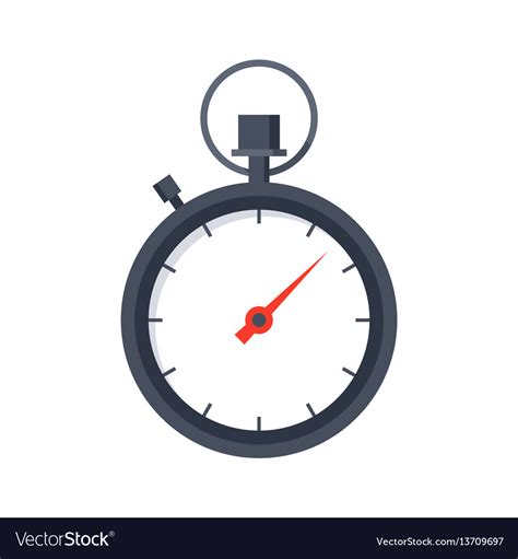 Stopwatch Icon Royalty Free Vector Image VectorStock