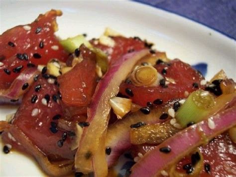 Ahi Shoyu Poke With Limu Onion Recipe Food Recipe Recipes