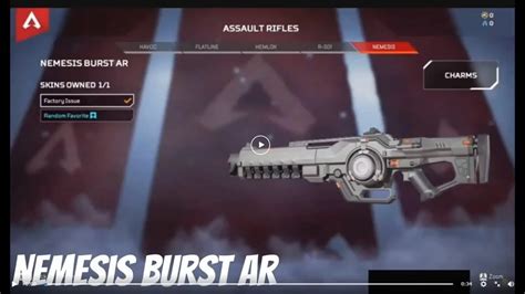 Early Look At The Upcoming Burst Ar Nemesis Apex Legends Huge Leak