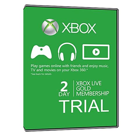 Xbox Live 48 Hours Gold Trial Membership Code 2 Days Xbox One And 360 Instant Delivery Xbox T