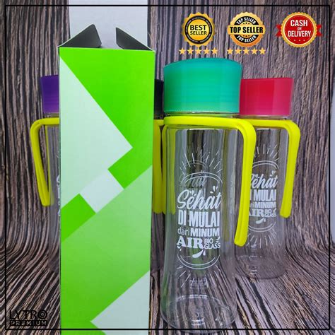 Tumbler Botol Minum Bioglass Biomini Kapasitas 600ML Plus Box